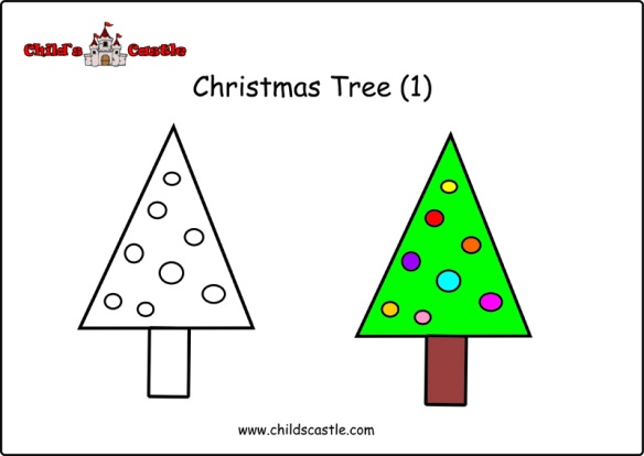Featured image of post Simple Christmas Tree Drawing For Kids : Pencil sketch of two young pines.