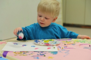 Toddler paints