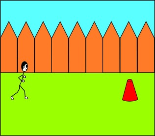 Running to Cone